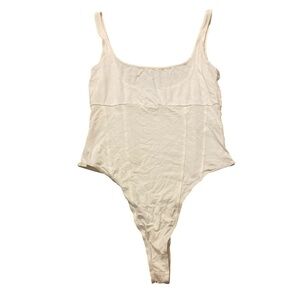 NWOT ASOS Luxe Cream Bodysuit 12 G40